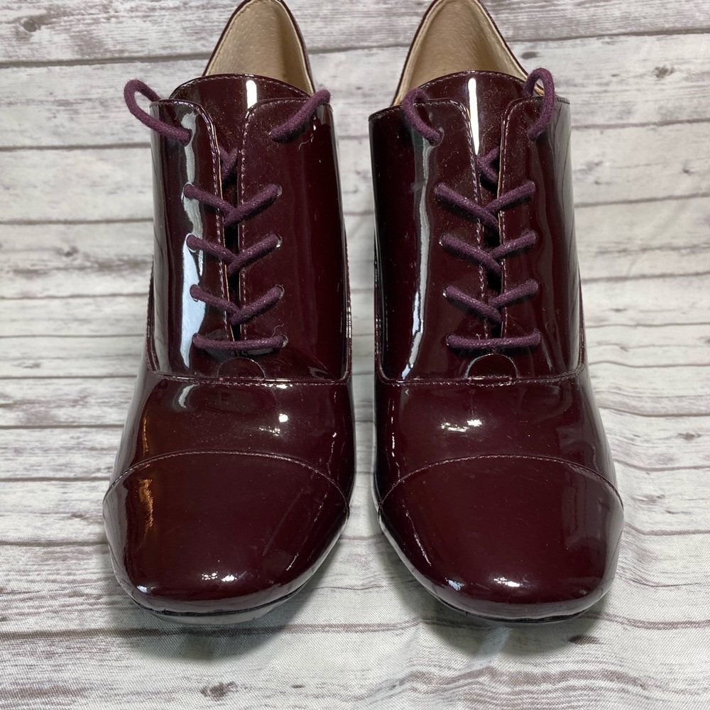 Calvin Klein Cailey Red Bootie, Size 8